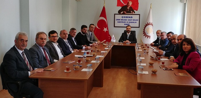 AK PARTİ ÇOSİAD YÖNETİMİNİ KUTLADI