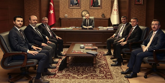 BAŞKAN AŞGIN’DAN BAKAN’A ZİYARET