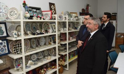 ÖZEL ÖĞRENCİLERİN ESERLERİNİ BEĞENDİ