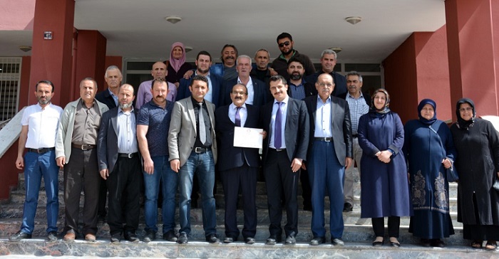 ZEKİ ŞEN MAZBATASINI ALDI