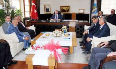 ESNAF ODASI BAŞKANLARI AŞGIN’I KUTLADI
