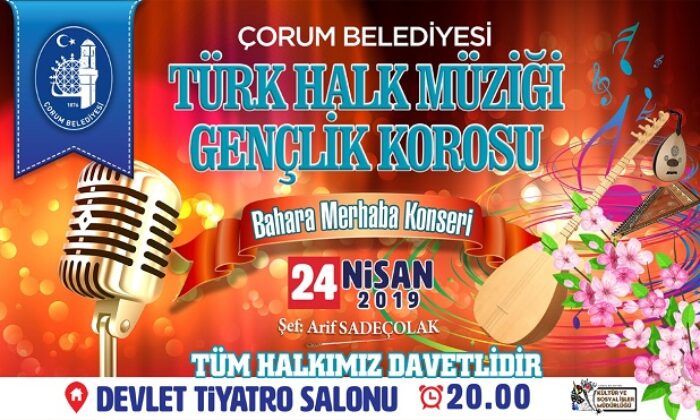 BELEDİYE GENÇLİK KOROSUNDAN KONSER