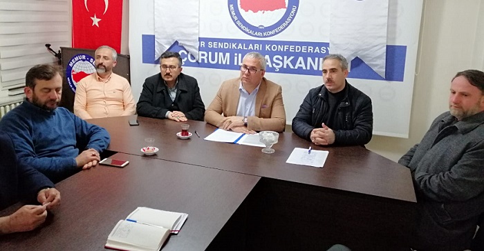 ÇORUM’DAKİ MÜLTECİLERİN DURUMU GÖRÜŞÜLDÜ