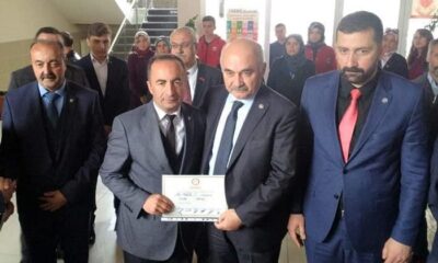 ALİ SÜLÜK MAZBATASINI ALDI