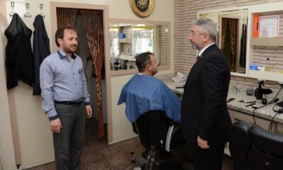 AŞGIN’DAN ESNAFA SÜRPRİZ ZİYARET