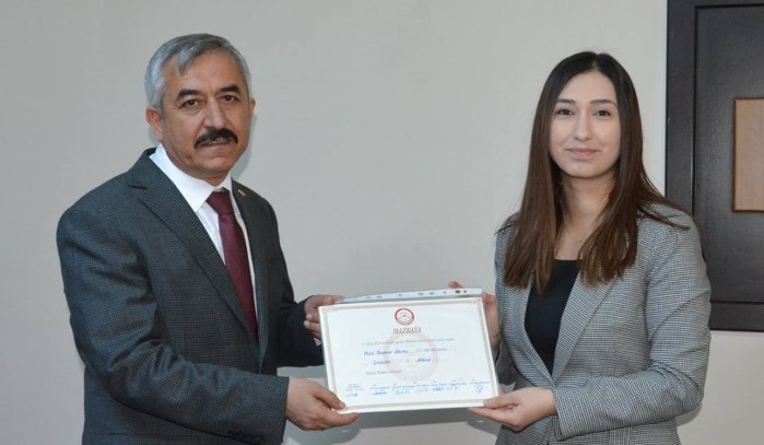 HALİL İBRAHİM ŞALTU MAZBATASINI ALDI