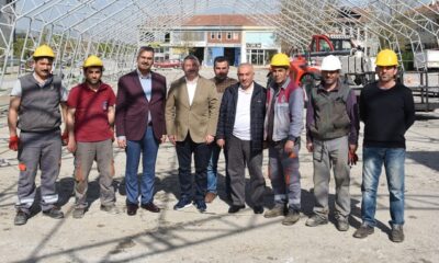 RAMAZAN ÇADIRININ KURULUMU BAŞLADI