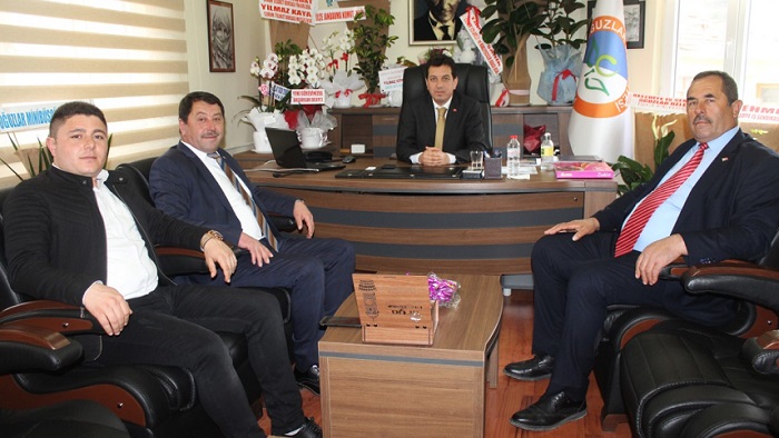 ŞOFÖRLER ODASI BAŞKANLARI KUTLADI