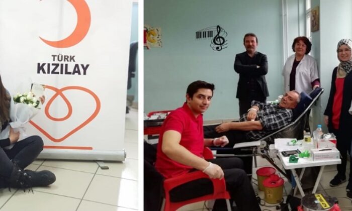 ÖĞRENCİLER KAN BAĞIŞINA DESTEK OLDU
