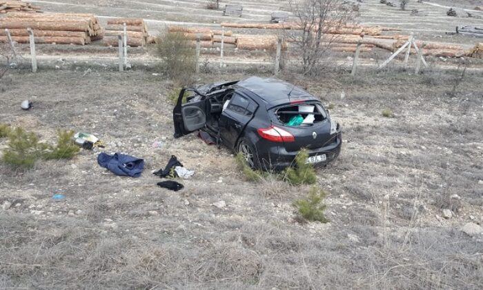 KARGI’DAKİ FECİ KAZADA: 1 ÖLÜ 2 YARALI