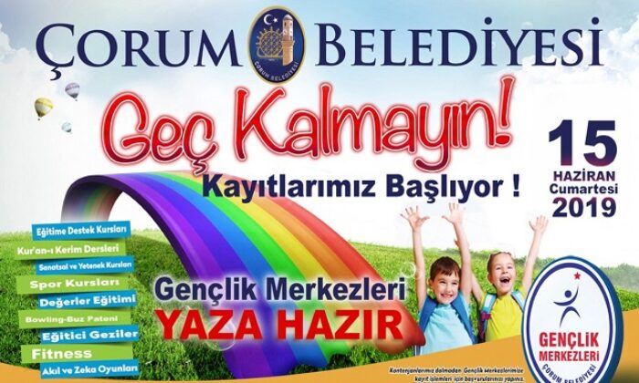 YAZ KURSLARINA KAYITLAR BAŞLIYOR