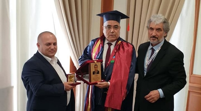 FAHRİ DOKTORA UNVANI VERİLDİ