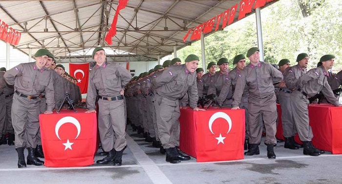 BEDELLİ ASKERLERE YEMİN TÖRENİ DÜZENLENDİ
