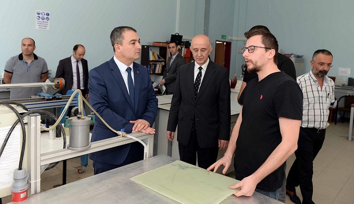 REKTÖR KUZEY KAMPÜSÜNÜ İNCELEDİ