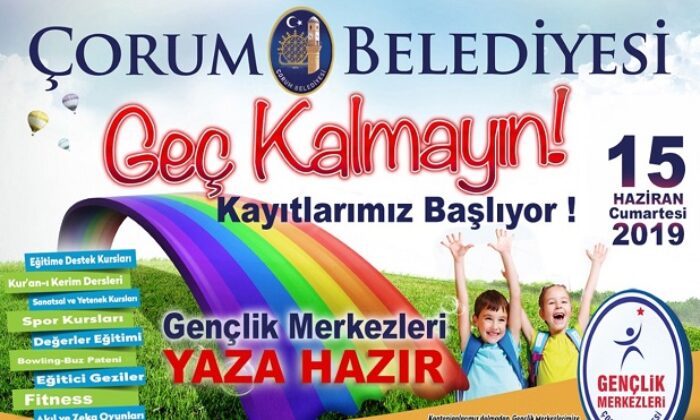 YAZ KURSLARINA KAYITLAR BAŞLIYOR