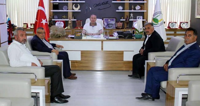 GÜR’DEN BAŞKAN ŞAHİNER’E ZİYARET