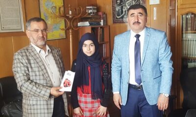 DERECEYE GİREN ÖĞRENCİLER ÖDÜL ALDI