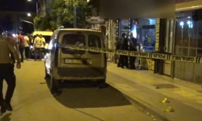 CEMİLBEY CADDESİNDE İŞYERİ KURŞUNLANDI