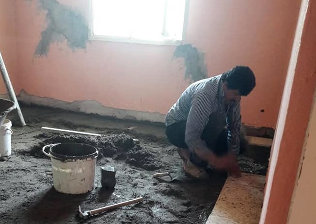 SAĞLIK EVİ İMECE USULÜ İLE ONARILIYOR