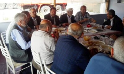 ŞOFÖR ESNAFI GARAJDA BAYRAMLAŞTI