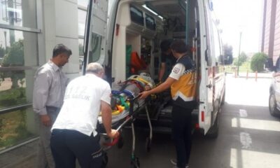 TALİHSİZ KAZADA AĞIR YARALANDI
