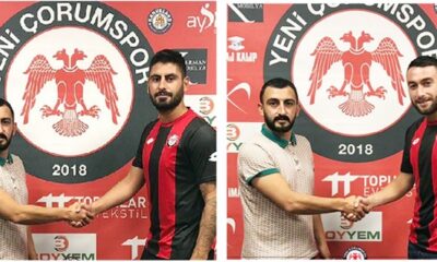 YENİ ÇORUMSPOR’A İKİ TAKVİYE BİRDEN