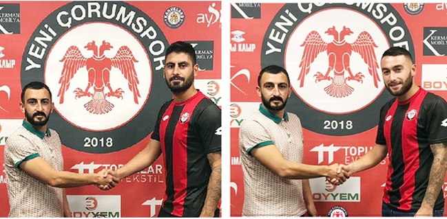YENİ ÇORUMSPOR’A İKİ TAKVİYE BİRDEN