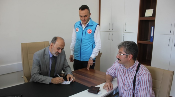 TDV ÇORUM’DA İLK KURBAN BAĞIŞINI ALDI