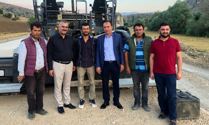 ÇORUM-ORTAKÖY YOLUNDA SIKI ÇALIŞMA