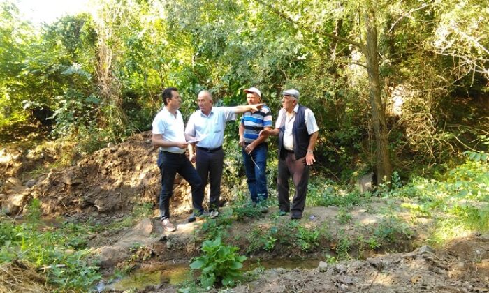 YENİ SU HATTI ÇALIŞMASI DEVAM EDİYOR