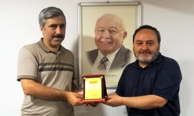 AGD BAŞKANLARINA HİZMET PLAKETİ VERDİ
