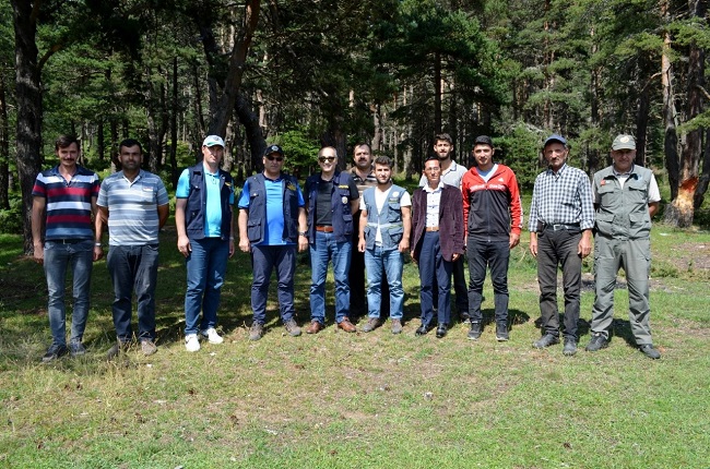 KARGI ORMANLARINDA İNCELEME YAPTILAR
