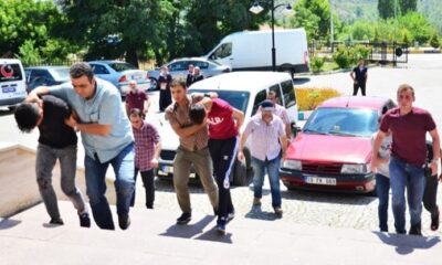 POLİS ARACINA POMPALI SALDIRI