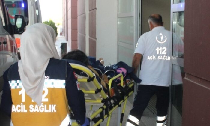 BAHÇEDE TEMİZLİK YAPARKEN AKREP SOKTU