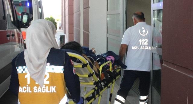 BAHÇEDE TEMİZLİK YAPARKEN AKREP SOKTU