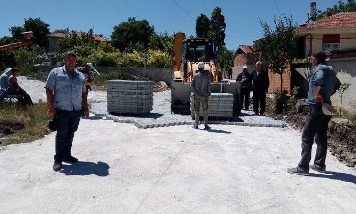 KÖRÜCEK’TE KİLİT PARKE TAŞI DÖŞENDİ