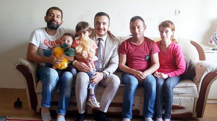 YARDIMA MUHTAÇ AİLEYE ZİYARET