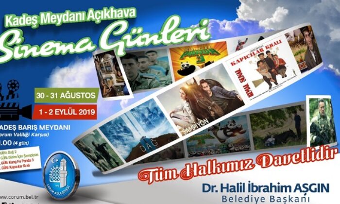 AÇIK HAVA SİNEMA GÜNLERİ ETKİNLİKLERİ