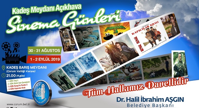 AÇIK HAVA SİNEMA GÜNLERİ ETKİNLİKLERİ
