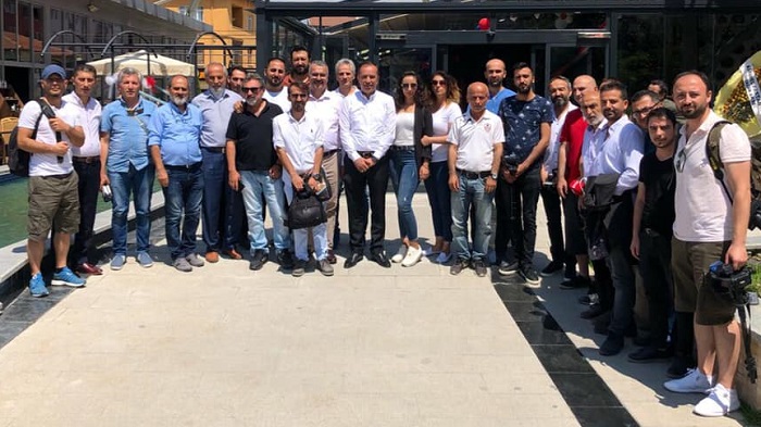 BASIN MENSUPLARIYLA BİR ARAYA GELDİLER