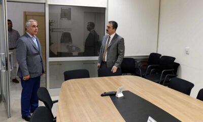SINAV MERKEZİNDE İNCELEMELERDE BULUNDU