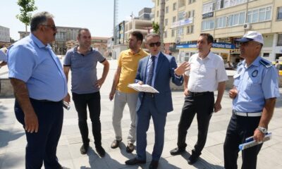 TRAFİK KOMİSYONU YAYA GEÇİŞLERİNİ İNCELEDİ