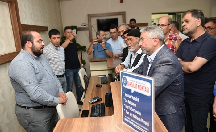 TAHSİLAT MERKEZLERİNİN AÇILIŞ YAPILDI