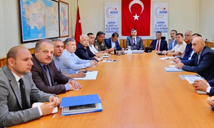 AFET VE ACİL DURUM KURULU TOPLANDI