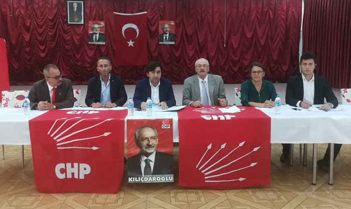 CHP İLÇELERDE DURUM DEĞERLENDİRİYOR