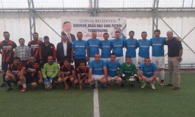 BELEDİYE’DE FUTBOL TURNUVASI BAŞLADI