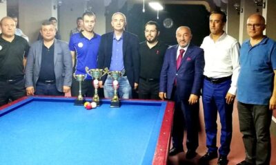 BİLARDO İL BİRİNCİLİĞİ İÇİN YARIŞTILAR