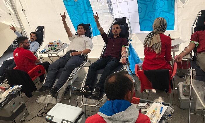 ÜLKÜCÜLERDEN KAN BAĞIŞINA DESTEK