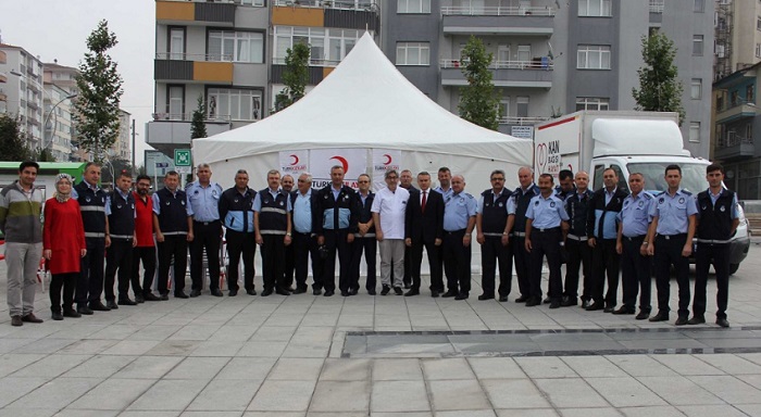 ÇORUM ZABITASINDAN KAN BAĞIŞI