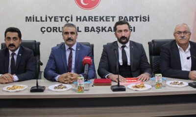 ÇORUM MHP’DE DEVİR TESLİM TÖRENİ